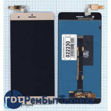 Модуль (Матрица, экран, дисплей + тачскрин) ZTE Blade V7 Max золотой