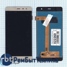 Модуль (Матрица, экран, дисплей + тачскрин) Micromax Q4202 золотой