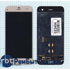 Модуль (Матрица, экран, дисплей + тачскрин) ZTE Blade S7 золотой
