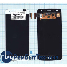 Модуль (Матрица, экран, дисплей + тачскрин) Motorola Moto Z2 Play белый
