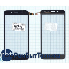 Сенсорное стекло (тачскрин) Micromax Q391 Canvas Spark 2 черное