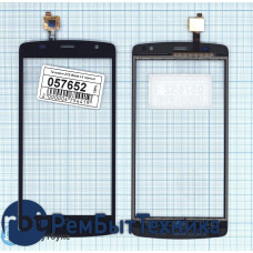 Сенсорное стекло (тачскрин) ZTE Blade L5 черное
