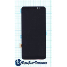 Модуль (Матрица, экран, дисплей + тачскрин) Samsung Galaxy A8 Plus (2018) A730F/DS черный