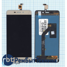 Модуль (Матрица, экран, дисплей + тачскрин) ZTE Blade X3 золотой