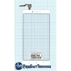 Сенсорное стекло (тачскрин) Xiaomi Mi Max 2 белое