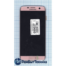 Модуль (Матрица, экран, дисплей + тачскрин) Samsung Galaxy S7 Edge SM-G935FD розовое золото с рамкой и аккумулятором Модуль (Матрица, экран, дисплей + тачскрин) Samsung Galaxy S7 Edge SM-G935FD розовое золото с рамкой и аккумулятором