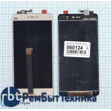 Модуль (Матрица, экран, дисплей + тачскрин) Xiaomi Mi 4S золотой