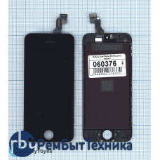 Дисплей iPhone 5C в сборе с тачскрином (Foxconn) черный