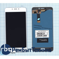 Модуль (Матрица, экран, дисплей + тачскрин) Meizu M6 белый
