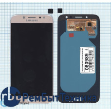Модуль (Матрица, экран, дисплей + тачскрин) Samsung Galaxy J7 (2017) SM-J730FM/DS OLED золотистый