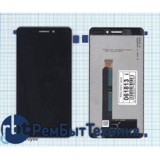 Модуль (Матрица, экран, дисплей + тачскрин) Nokia 6.1 черный