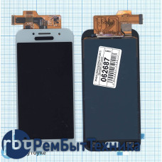 Модуль (Матрица, экран, дисплей + тачскрин) Samsung Galaxy A3 (2017) SM-A320F TFT синий