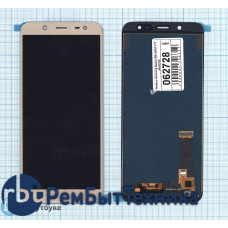 Модуль (Матрица, экран, дисплей + тачскрин) Samsung Galaxy J6 2018 SM-J600F (TFT) золотой