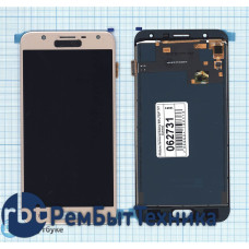 Модуль (Матрица, экран, дисплей + тачскрин) Samsung Galaxy J7 DUO 2018  J720 TFT золотой