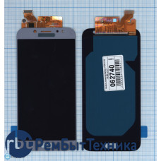 Модуль (Матрица, экран, дисплей + тачскрин) Samsung Galaxy J7 (2017) SM-J730FM/DS OLED серебро