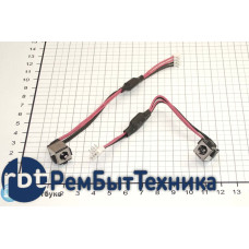 Разъем для ноутбука TOSHIBA Satellite P205 P205D X205(с кабелем)