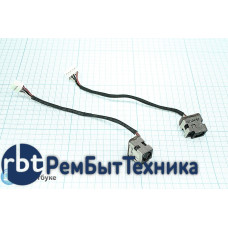 Разъем питания с кабелем 8pin для HP Pavillion DV6-3000 11.5 см