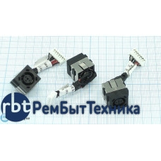 Разъем для ноутбука HY-DE006 Dell Latitude E4300 с кабелем 3 см Разъем для ноутбука HY-DE006 Dell Latitude E4300 с кабелем 3 см