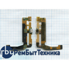 Разъем Micro USB для Alcatel One Touch Pop C9 7047D (плата с системным разъемом)