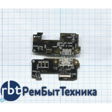Разъем Micro USB для Asus Zenfone 5 A500CG A500KL A501CG A502CG (плата с системным разъемом и микроф