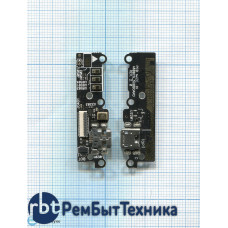 Разъем Micro USB для Asus Zenfone 6 A600CG (плата с системным разъемом и микрофоном)