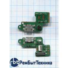 Разъем Micro USB для HTC Desire 526G G+ (плата с системным разъемом и микрофоном)