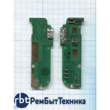 Разъем Micro USB для HTC Desire 616 Dual (плата с системным разъемом и микрофоном)