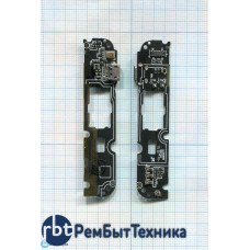 Разъем Micro USB для HTC Desire 728 Dual (плата с системным разъемом и микрофоном)
