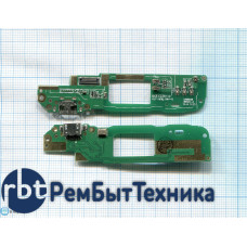 Разъем Micro USB для HTC Desire 816G (плата с системным разъемом)