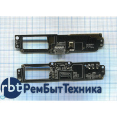 Разъем Micro USB для HTC One E9 plus (плата с системным разъемом и микрофоном)