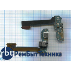 Разъем Micro USB для HTC One M9 plus (плата с системным разъемом, аудио разъемом, микрофоном и шлейф Разъем Micro USB для HTC One M9 plus (плата с системным разъемом, аудио разъемом, микрофоном и шлейф