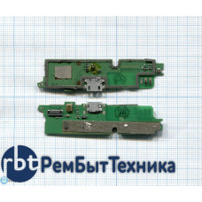 Разъем Micro USB для Lenovo A859 (плата с системным разъемом и микрофоном) Разъем Micro USB для Lenovo A859 (плата с системным разъемом и микрофоном)