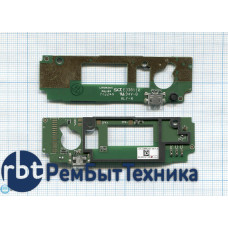 Разъем Micro USB для Lenovo A880 (плата с системным разъемом и микрофоном)