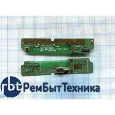 Разъем Micro USB для Lenovo P780 (плата с системным разъемом, микрофоном и вибро)