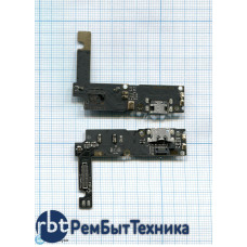 Разъем Micro USB для Lenovo Vibe P1 (плата с системным разъемом и микрофоном)