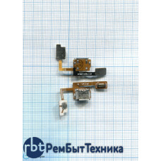 Разъем Micro USB для LG Optimus Sol E730 на шлейфе с кнопкой включения