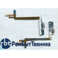 Разъем Micro USB для LG Optimus 2X P990 на шлейфе с кнопками громкости и микрофоном