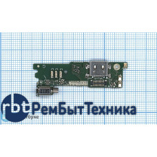 Разъем Type C для Sony Xperia XA1 G3121 (плата с системным разъемом, микрофоном и вибро)
