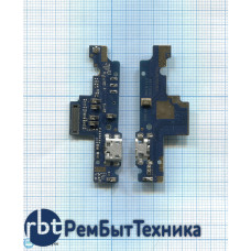 Плата разъема питания с микрофоном для Xiaomi Redmi Note 4X узкий (тип1)