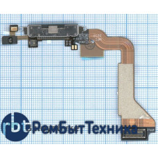 Шлейф с разъемом питания (Dock Connector Charger Flex) для Apple IPhone 4 черный
