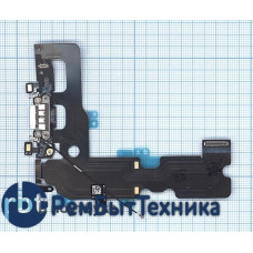 Шлейф разъема питания с аудио-разъемом для iPhone 7 Plus белый