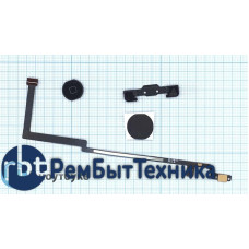 Кнопка Home Apple Ipad Air черная со шлейфом