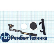 Кнопка Home Apple Ipad mini белая со шлейфом