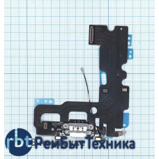 Шлейф разъема питания с аудио-разъемом для iPhone 7 белый
