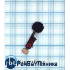 Кнопка HOME в сборе с механизмом и шлейфом для iPhone 8/8 Plus черная
