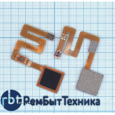 Шлейф со сканером отпечатка пальца Xiaomi Redmi Note 4 черный
