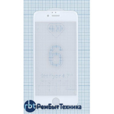 Защитное стекло 4D для Apple iPhone 6/6S белое Защитное стекло 4D для Apple iPhone 6/6S белое