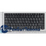 Клавиатура для ноутбука Dell Inspiron mini 10v 1010 1011 черная