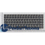 Клавиатура для ноутбука Lenovo IdeaPad Z360 черная с серебристой рамкой