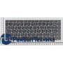 Клавиатура для ноутбука Lenovo Z450 Z460 Z460A Z460G черная с серой рамкой